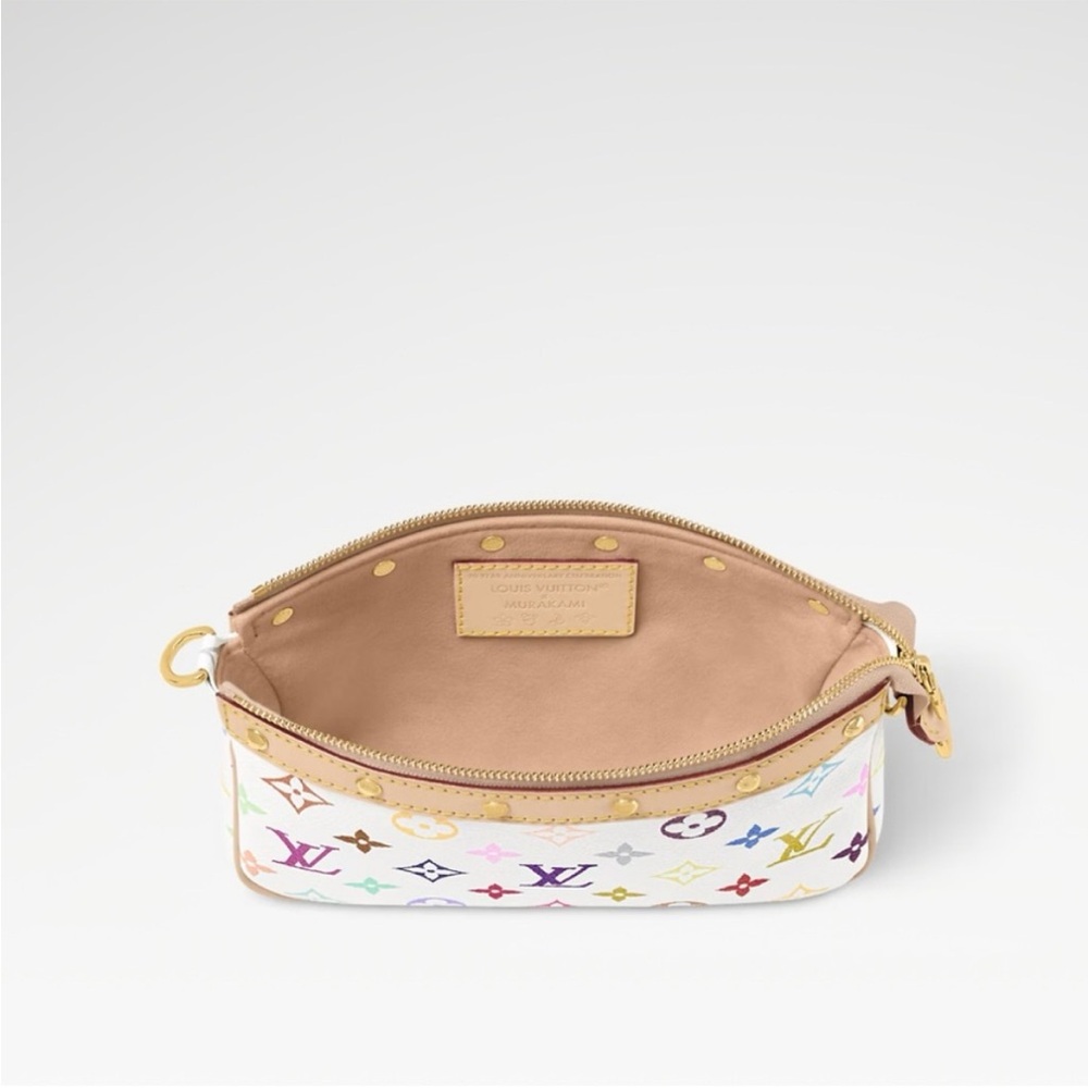 SOLD *EB 2025 LV X TM Murakami Multicolor Pochette Accessories Bag- NWT - Picture 12 of 14